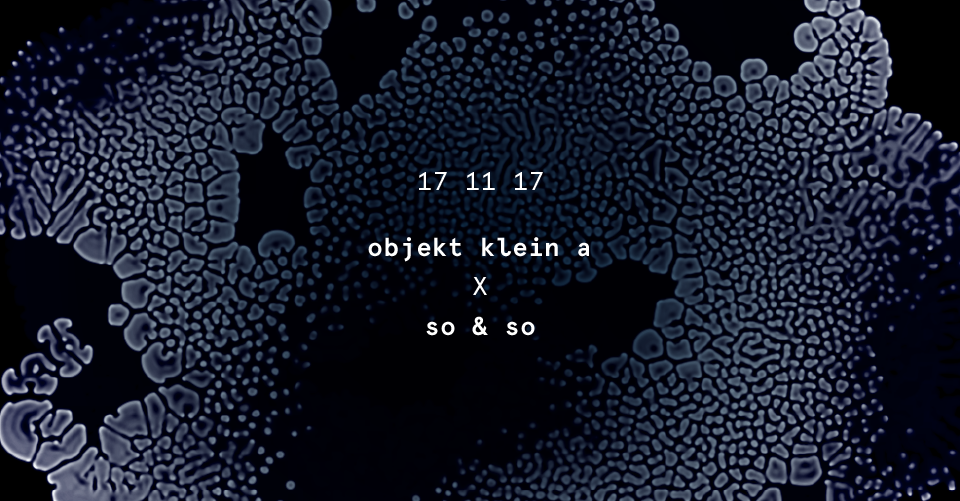 objekt klein a x So&So